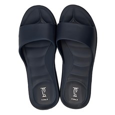 T.One.S Q彈軟糖室內拖鞋, EVA材質, 台灣製造, S/M/L/XL/XXL, 深藍色