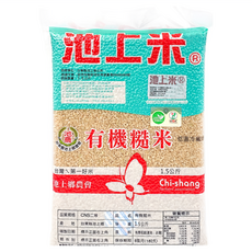 池上鄉農會 有機糙米, 1.5kg, 1包