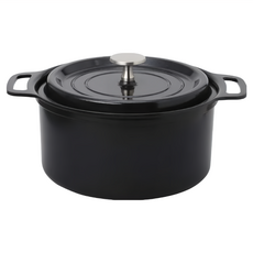 CB JAPAN COPAN系列無水料理鍋, 18cm, 古典黑, 1入