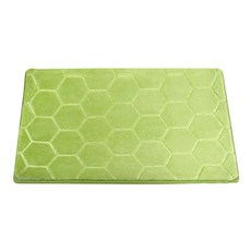 棉花田 威力超細纖維吸水防滑踏墊 果綠色 40 x 60cm 1個