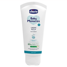 Chicco 嬰兒植萃保濕乳霜 義大利原裝進口 成分單純無添加, 100ml, 1條