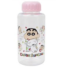 蠟筆小新 運動冷水壺 本體PC塑膠耐溫70度C 上蓋PP塑膠耐溫100度C, 1個, 蠟筆小新粉色, 450ml