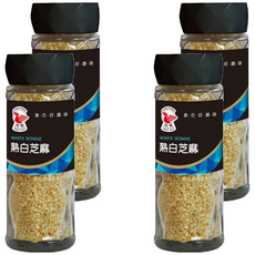 飛馬熟白芝麻, 35g, 4瓶