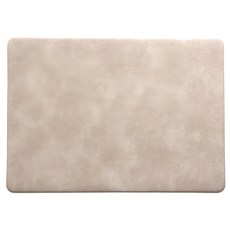 JUST HOME 牛皮紋路防水餐墊4入組, 30 x 43cm, 淺粉色, 1組