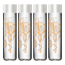 VOSS 芙絲風味氣泡水 柑橘檸檬草, 瓶裝水界的愛馬仕, 無糖零熱量, 375ml, 4瓶