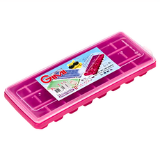 GIMI 吉米 K-735吉米附蓋小方塊結冰器 25.9 x 10.5 x 4cm 顏色隨機 134g 6個, 1組