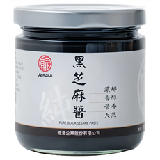 真老 純黑芝麻醬 精選黑芝麻, 200g, 1罐