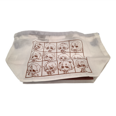 Skater ColorfulPeach 束口便當手提袋, 1個, 米色