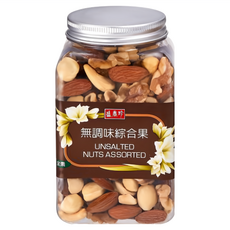 盛香珍 堅果罐 無調味綜合果, 210g, 1罐