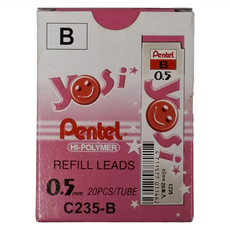 Pentel 飛龍文具 YOSI 替芯 C235-B 10組, 0.5mm, 1盒