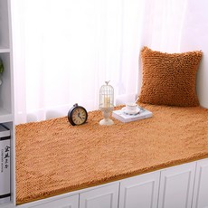 G+居家系列 雪尼爾長毛止滑墊 淺咖啡色 超細纖維, 70 x 140cm