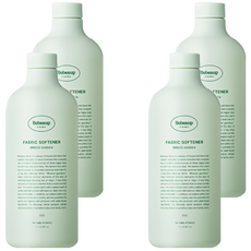 Bebesup 柔軟精 微風花園香 1L 1瓶, 4瓶