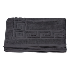 DASING 達興 卍字緹花飯店專用腳踏墊 - 黑色 M1000-W, 72 x 54cm, 黑灰色, 1個