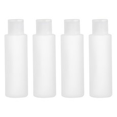 DOSell 整潔收納多用途分裝空瓶 100ml, 4個, 白色