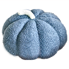 Mega 北歐毛絨南瓜造型抱枕, 30 x 30 x 25cm, 藍色