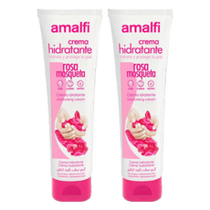 Amalfi 麝香玫瑰果嫩嫩白皙全身霜，針對手部&身體肌膚，輕鬆淡化細紋粗糙、暗沉現象，100%歐洲製造, 150ml, 2條