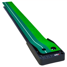 PGM Golf 高爾夫球推桿練習器，球道，自動回球，升級版, 3公尺, 1個, Green