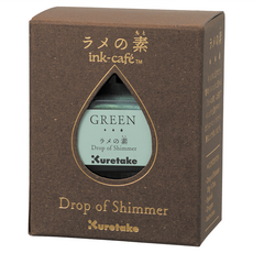 Kuretake 吳竹 ink-cafe 閃光素 - Green, 20ml, 1個