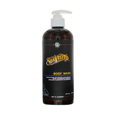 SUAVECITO 骷髏頭 Men's Body Wash 男仕古龍水磨砂沐浴精, 16oz, 1瓶