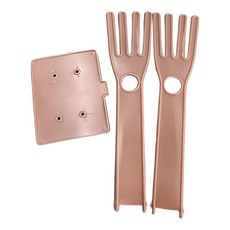 手套瀝水架 (洗碗手套/家事手套/手套架/廚房手套/手套收納) 粉色, 1組, 1