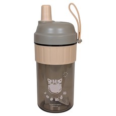 FORUOR Fu X 麻吉波波手提吸管杯, 灰色小虎貓, 850ml, 1個