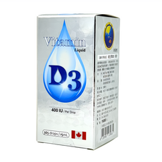 加拿大維生素D3滴液, 15ml, 1瓶