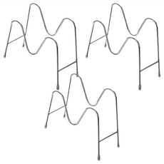 小麥購物 日式簡約鍋蓋架 基礎款 G220 94g, 3個, 銀色