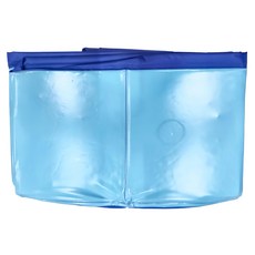 寵物折疊水池 80x20CM PVC複合布 排水孔, 水藍色, 1個