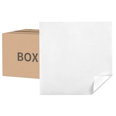 白牛平張淋膜紙 無印刷,500個,6包 - 食品級,防油防水,烘焙專用