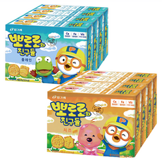 Binggrae 賓格瑞 啵樂樂和朋友們造型餅乾組合, 綜合, 65g, 1組