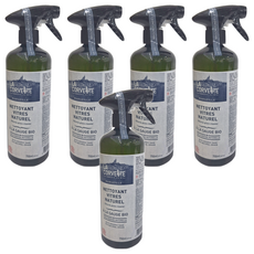 LA CORVETTE 法釩 馬賽莊園 玻璃水垢清潔液, 天然玻璃清潔劑 750ml, 5瓶