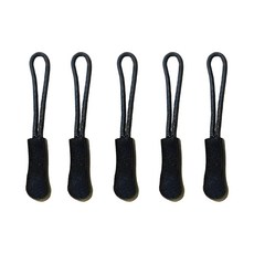 ChinDao 清島牌 拉鍊繩5入組, 1組, 黑色