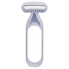 E.dot 防刮傷安全美體刀 除毛刀 紫灰色 輕巧便攜, 1件, 1入