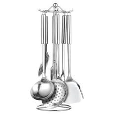 廚房不鏽鋼料理七件組, 958g, 銀色, 1組