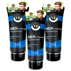 YR 葉璐芝 MEN 淨化粉刺抗菌洗面乳, 150ml, 3條