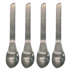 JUST HOME 304不鏽鋼點心匙, 霧面, 4支