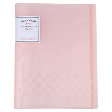 KOKUYO 國譽 Cookie NOViTA-R 收納資料夾 A4 30口袋, 粉色, 1個