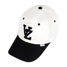 VARZAR 刺繡貼花雙色寬鬆棒球帽