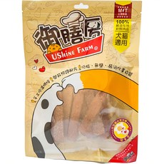 USHiNE FARM 御膳房 柱型雞肉潔牙棒 犬適用, 雞蛋香, 120g, 1包