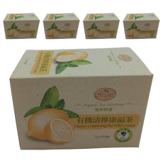 Magnet 曼寧 有機清檸康福茶, 檸檬草香氣, 薄荷清新舒爽, 德國原料, 2g, 20包, 5盒