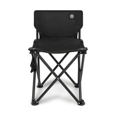 KZM OUTDOOR 工業風輕巧折疊椅 38 x 38 x 58cm 1.8kg, 黑色, 1個