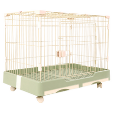 友善夥伴 舒適居家抽屜款狗籠 CSN-DT 附移動輪, 綠色, 1個