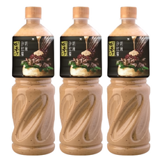 統一 四季 胡麻沙拉醬, 950ml, 3瓶