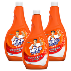 Mr Muscle 威猛先生 去霉劑 補充瓶, 99.9%除霉殺菌 強力渗透霉根, 500g, 3瓶