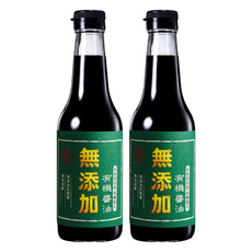 金蘭 無添加有機醬油，有機黃豆釀造，澳洲海鹽，無防腐劑，500ml, 2瓶