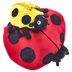 SAFE2GO 動物防走失帶 背包, 瓢蟲 紅色 + 黃色, 1個