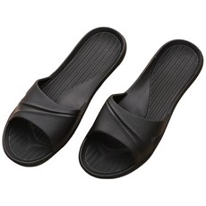 TAY SONG 太松 做自己居家拖鞋, 軟Q材質 抗震回彈 無感穿著 舒適支撐 簡約設計 美觀實用, 280mm, 獨立黑, 1雙