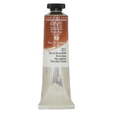 SENNELIER 申內利爾 RIVE里夫專家級油畫顏料 無金屬色 N130332.211 熟赭焦茶紅, 200ml, 1色