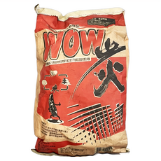 WOW 木炭, 3kg 火候穩定不易爆裂, 1袋