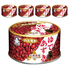 HASHIMOTO 北海道紅豆罐, 北海道產小豆使用, 190g, 5罐